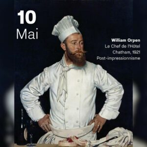 William Orpen - Le chef de l'Hôtel Chatham 1921
