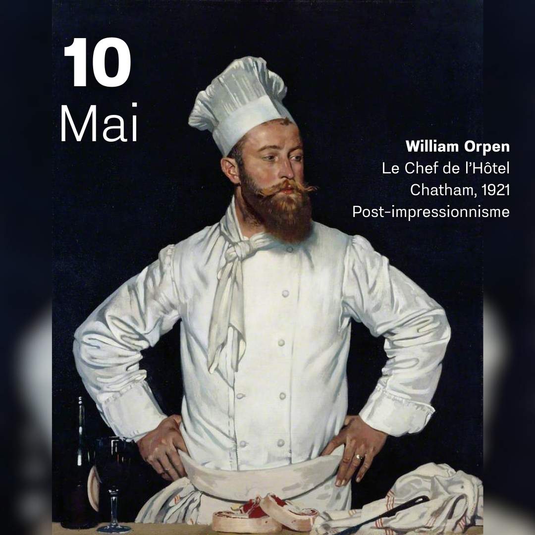 William Orpen - Le chef de l'Hôtel Chatham 1921