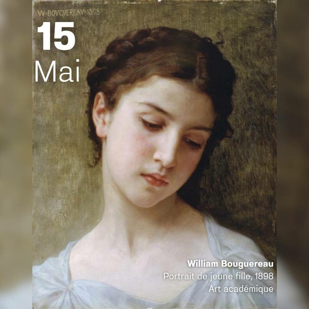 William Bouguereau - Portrait de jeune fille 1898