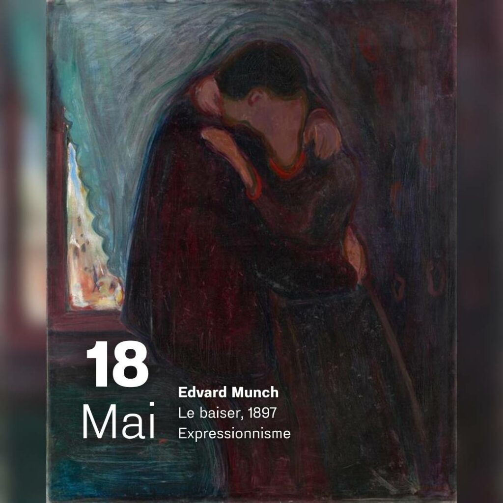 Edvard Munch - Le baiser 1897