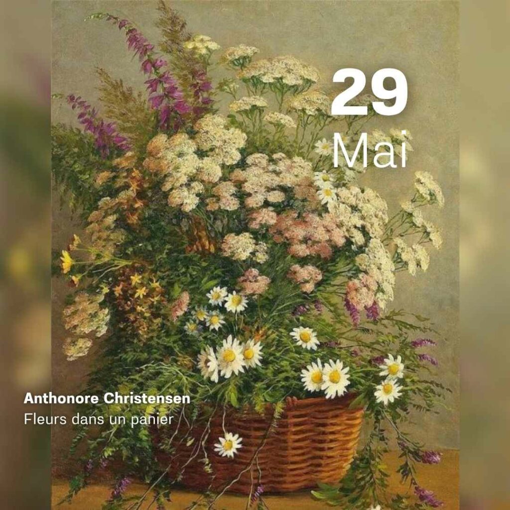 Anthonore Christensen - Fleurs dans un panier
