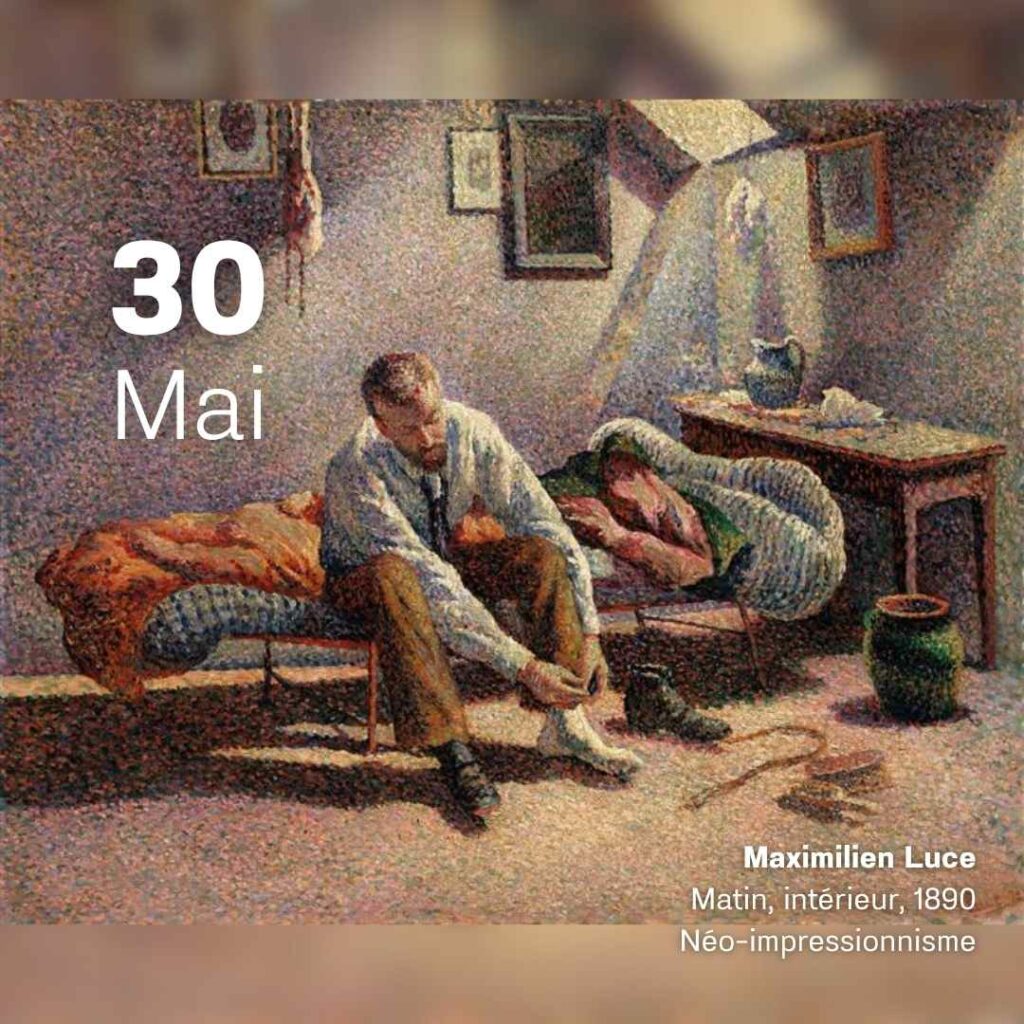 Maximilien Luce - Matin intérieur 1890