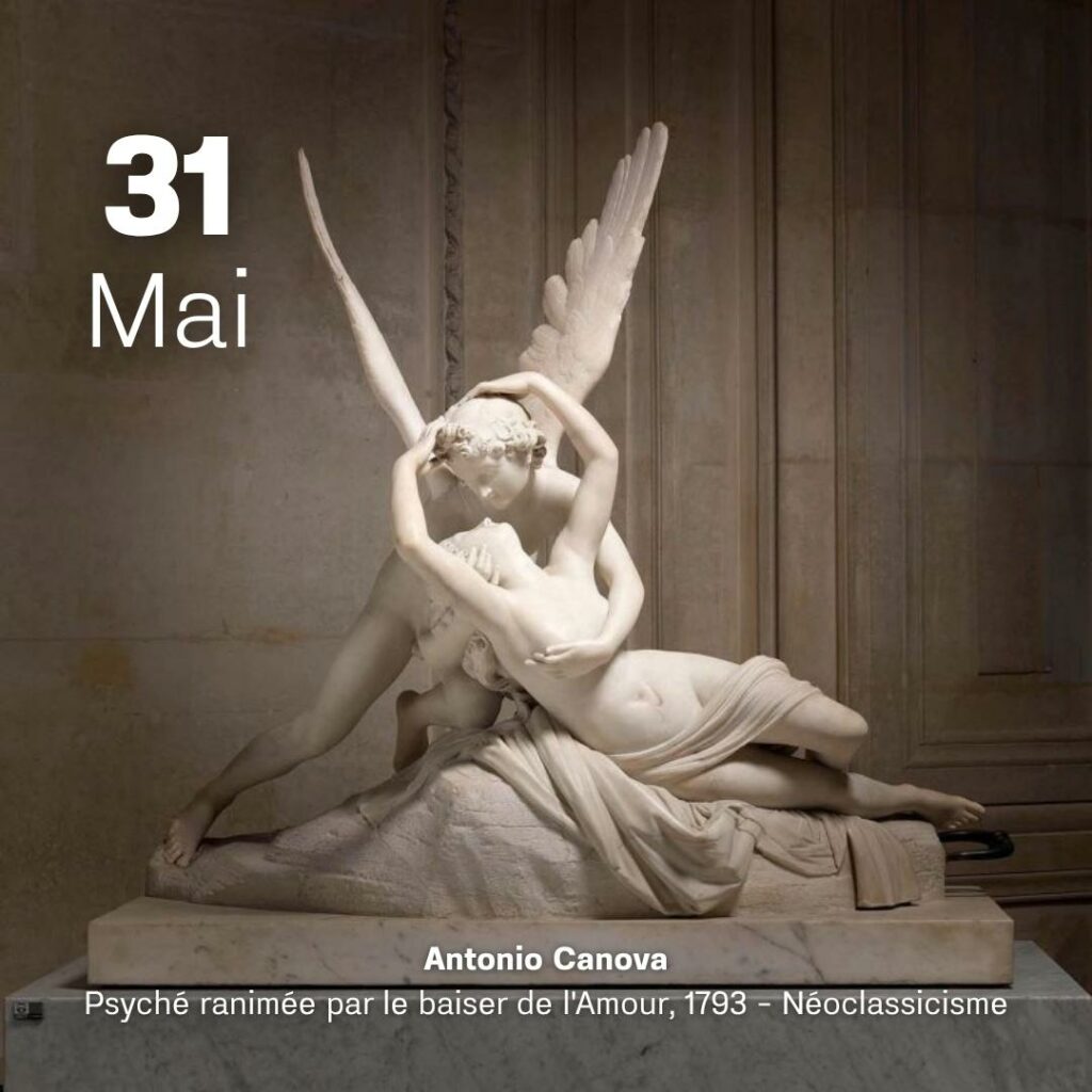 Antonio Canova - Psyché ranimée par le baiser de l'Amour 1793