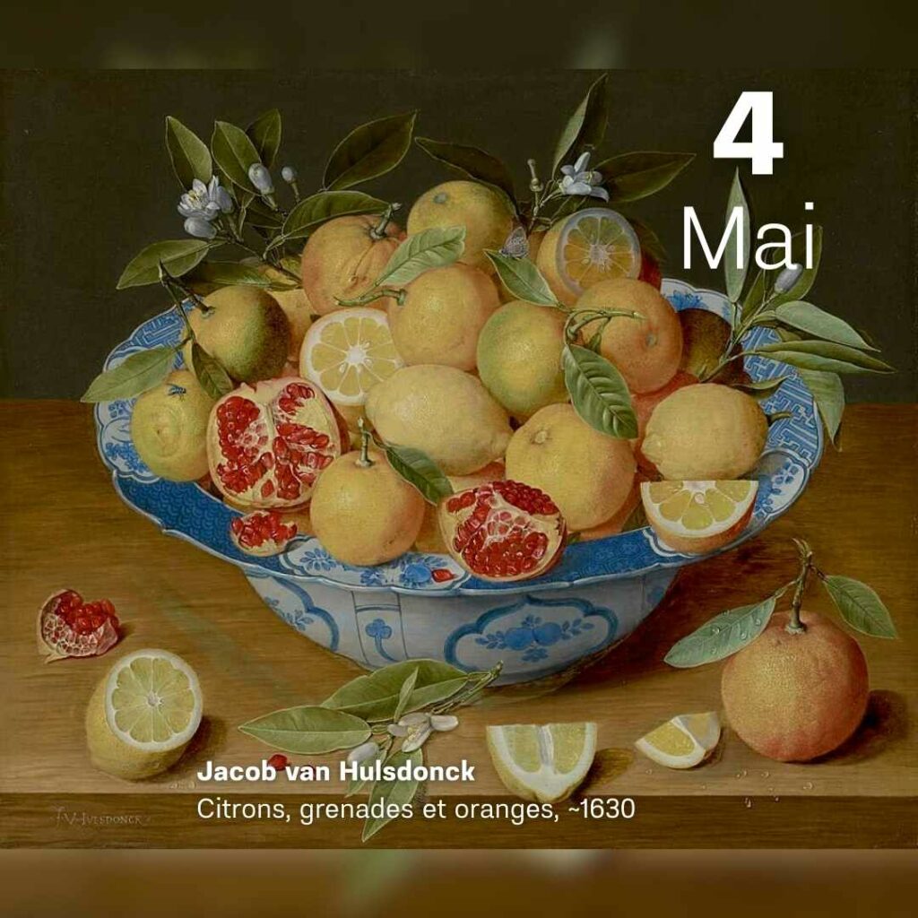Jacob van Hulsdonck - Citrons, grenades et oranges - 1630
