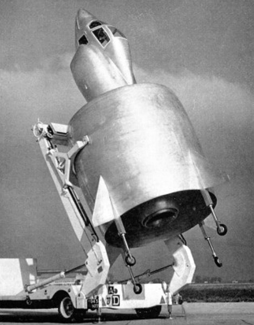 Snecma C-450 Coléoptère mis en position pour le décollage