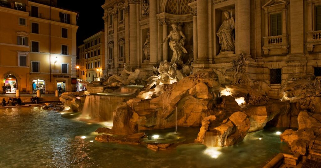 Fontaine de Trevi à Rome