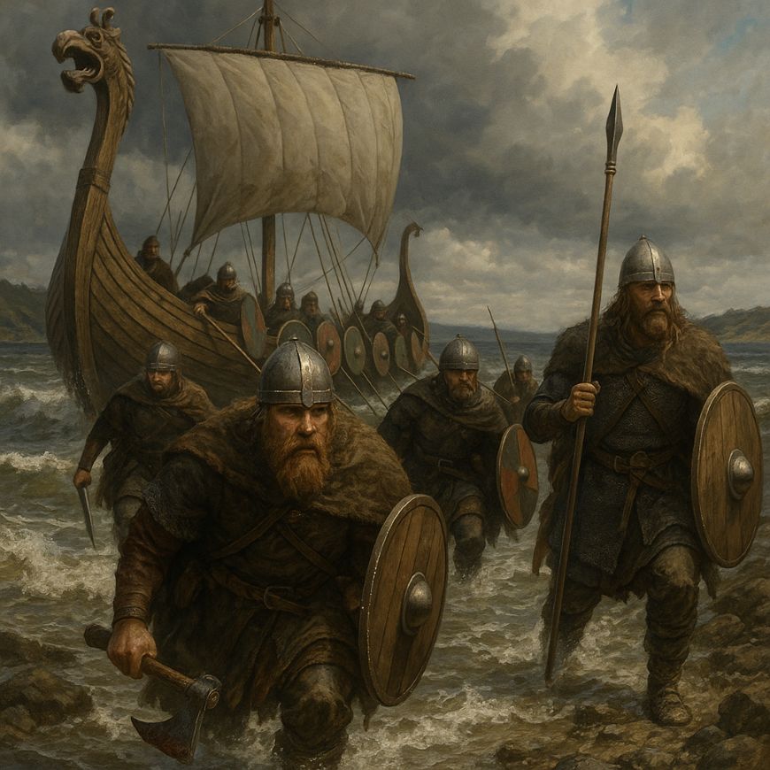 Débarquement de vikings