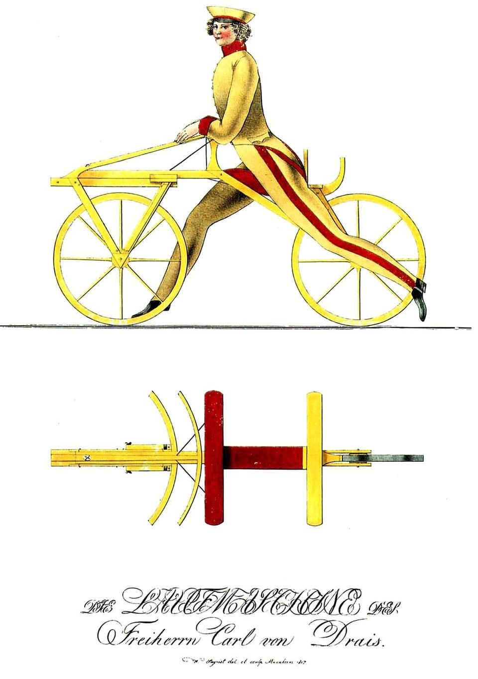 Draisienne de Karl Drais 1817