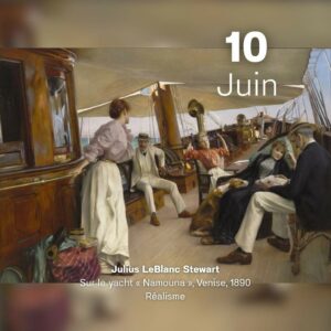 Julius LeBlanc Stewart - Sur le yacht Namouna 1890