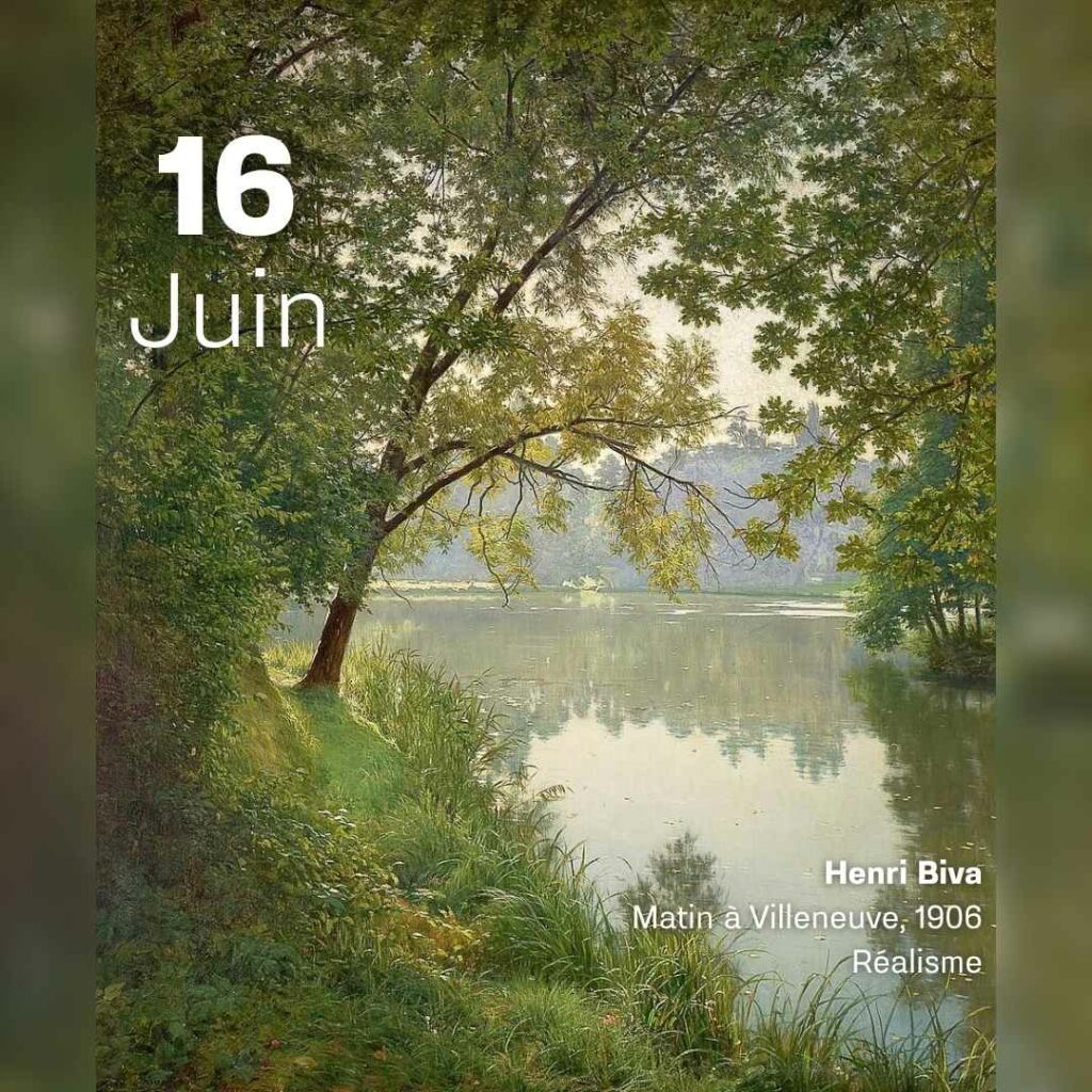Henri Biva - Matin à Villeneuve 1906