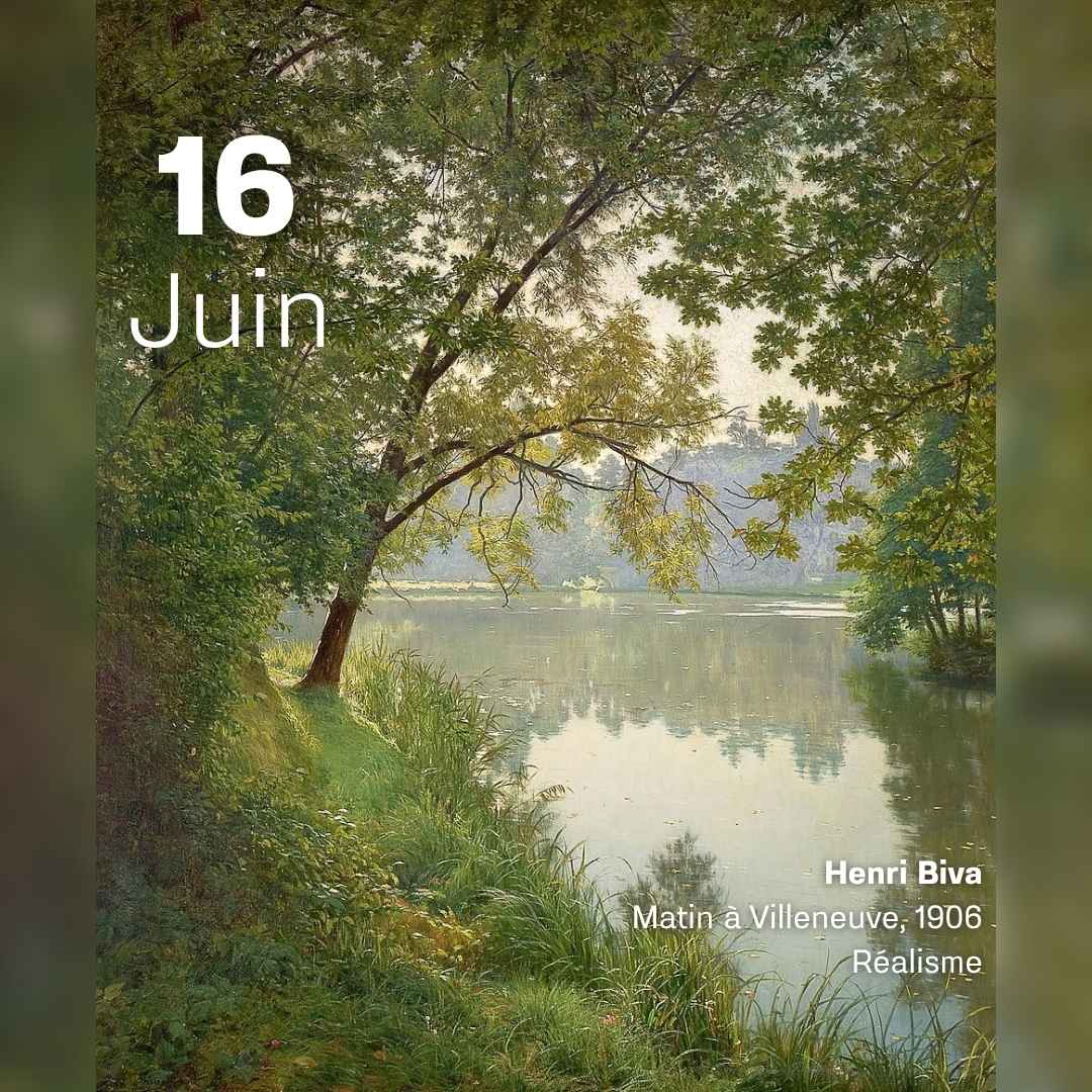 Henri Biva - Matin à Villeneuve 1906