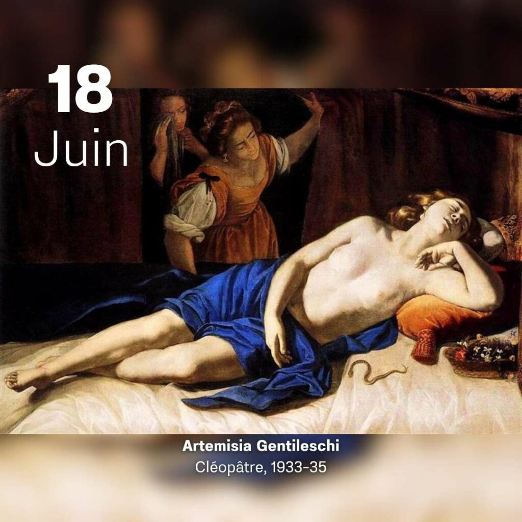 Artemisia Gentileschi - Cléopâtre 1935