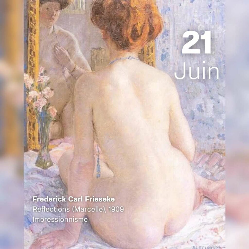 Frederick Carl Frieseke - Reflections 1909