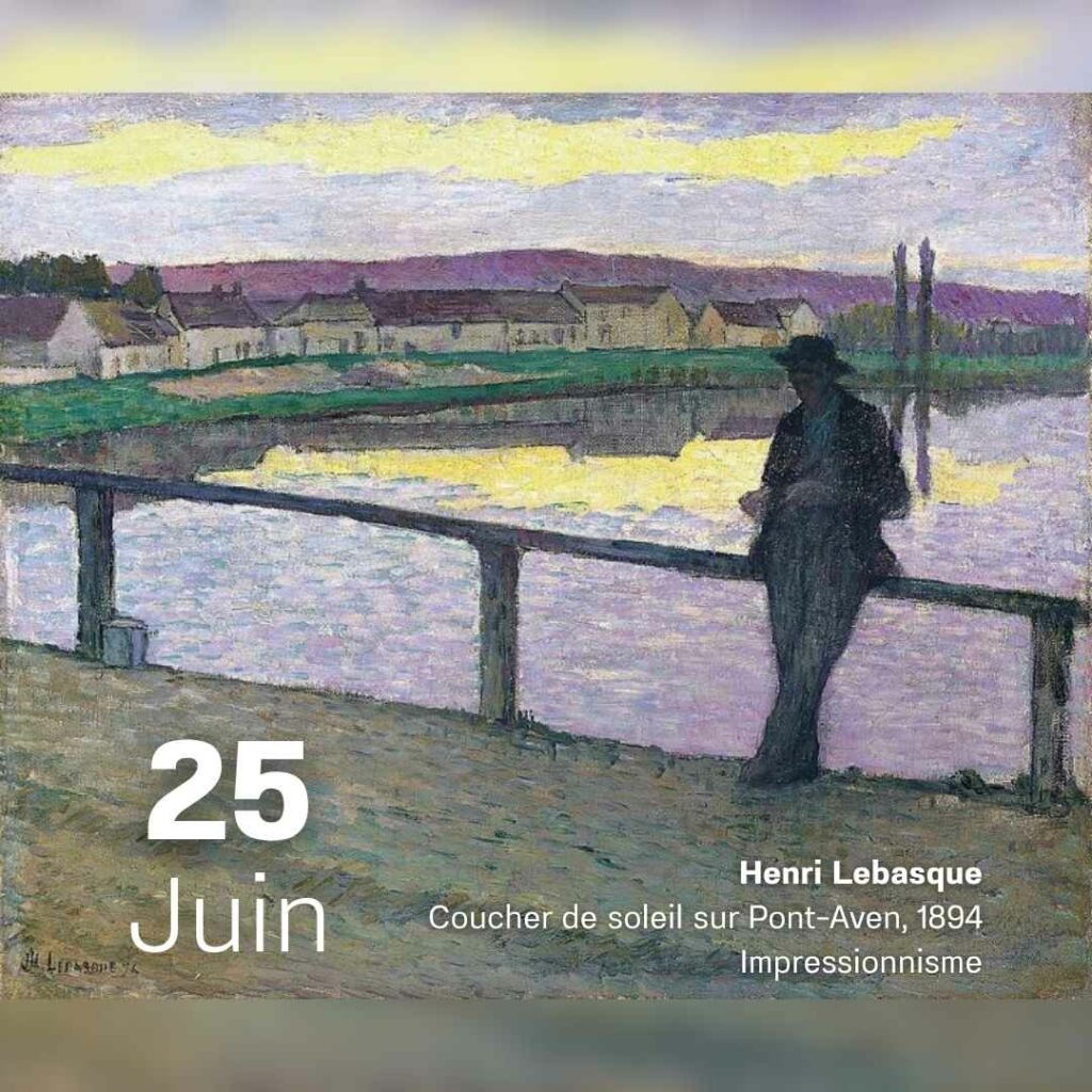 Henri Lebasque - Coucher de soleil sur Pont-Aven 1894