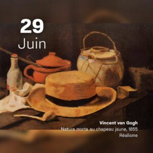 Vincent Van Gogh - Nature morte au chapeau jaune 1855