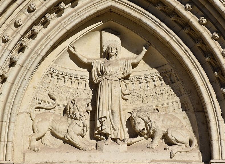 Jules Comparat, Le martyre de sainte Blandine 1886