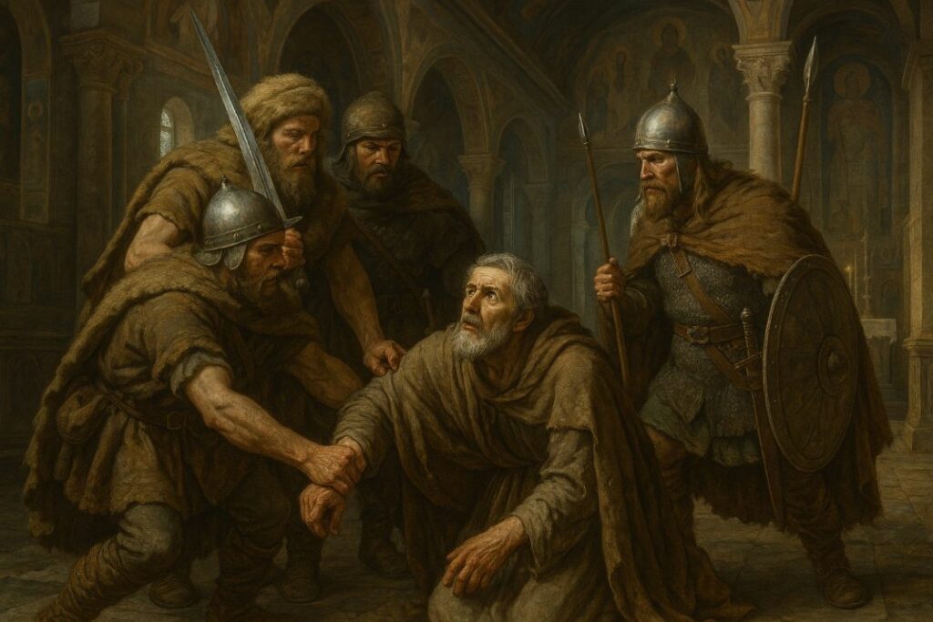 Capture d'Anthémius par les soldats de Ricimer