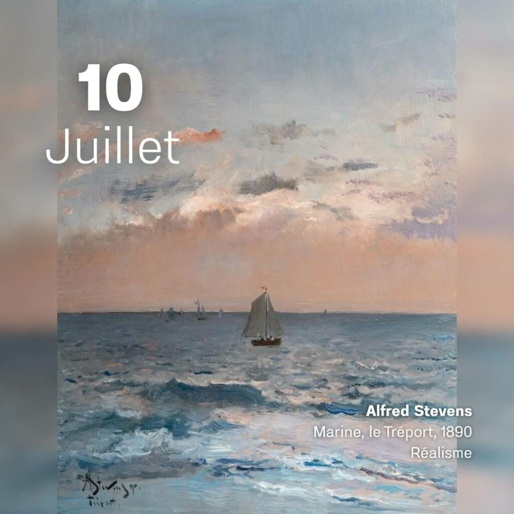 Alfred Stevens - Marine le tréport 1890