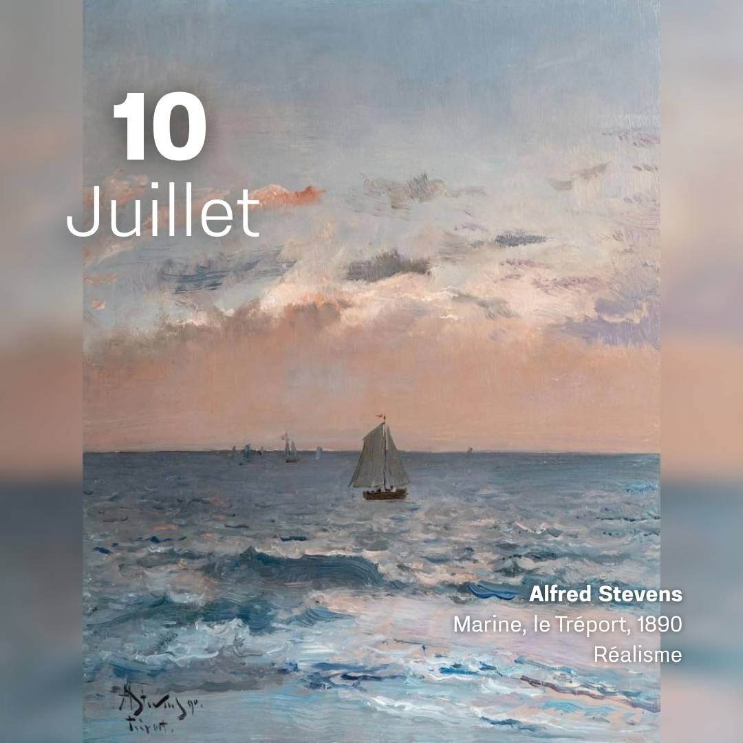 Alfred Stevens - Marine le tréport 1890