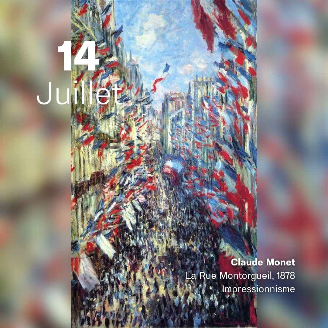 Claude Monet - La rue Montorgueil 1878