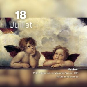 Raphael - Putti détail de la Madone Sixtine 1513
