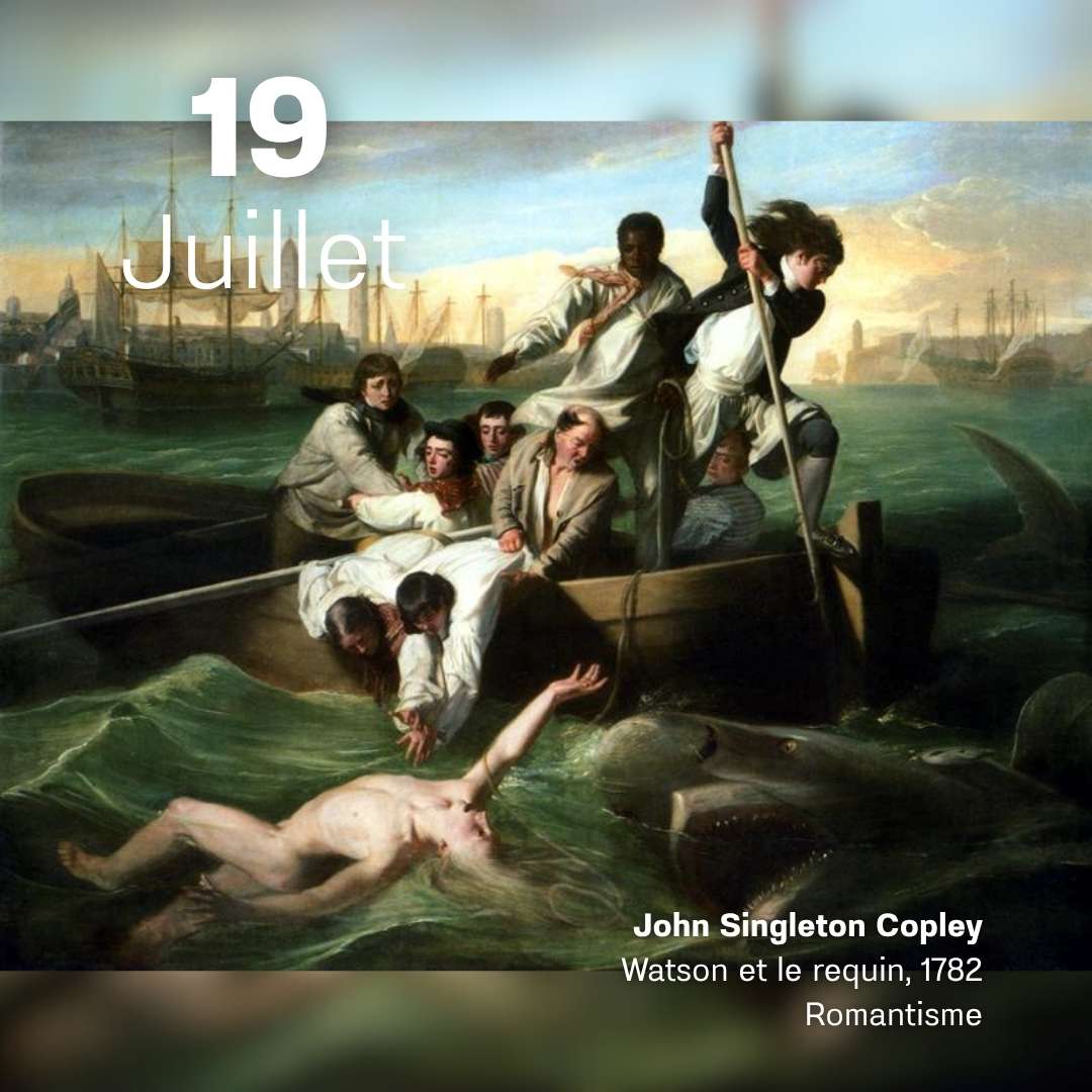 John Singleton Copley - Watson et le requin 1782