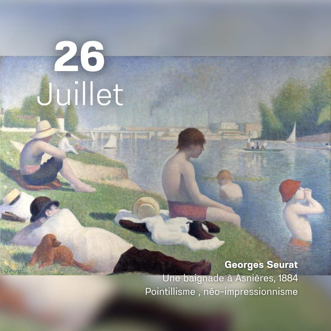 Georges Seurat - Une baignade à Asnières 1884