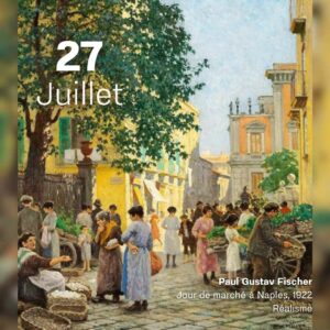 Paul Gustav Fischer - Jour de marché à Naples 1922