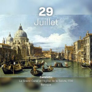 Canaletto - Le Grand Canal et l'église de la Salute 1730