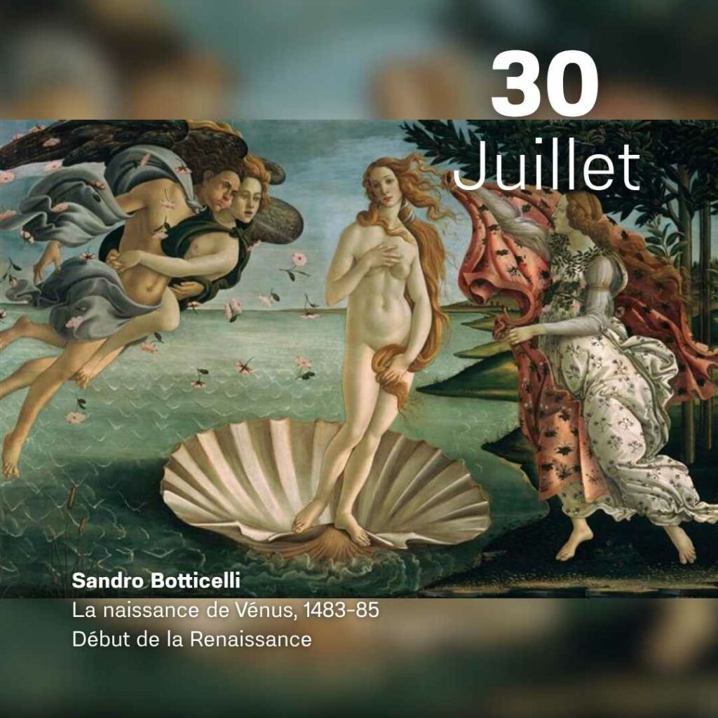 Sandro Botticelli - La naissance de Vénus 1485