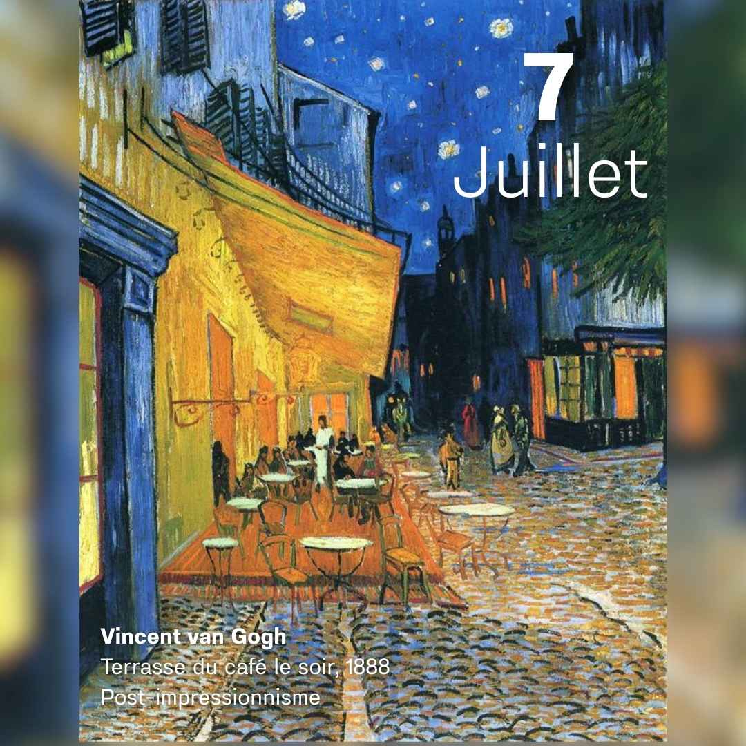 Vincent Van Gogh - Terrasse du café le soir 1888