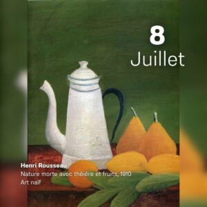 Henri Rousseau - Nature morte avec théière et fruits 1910