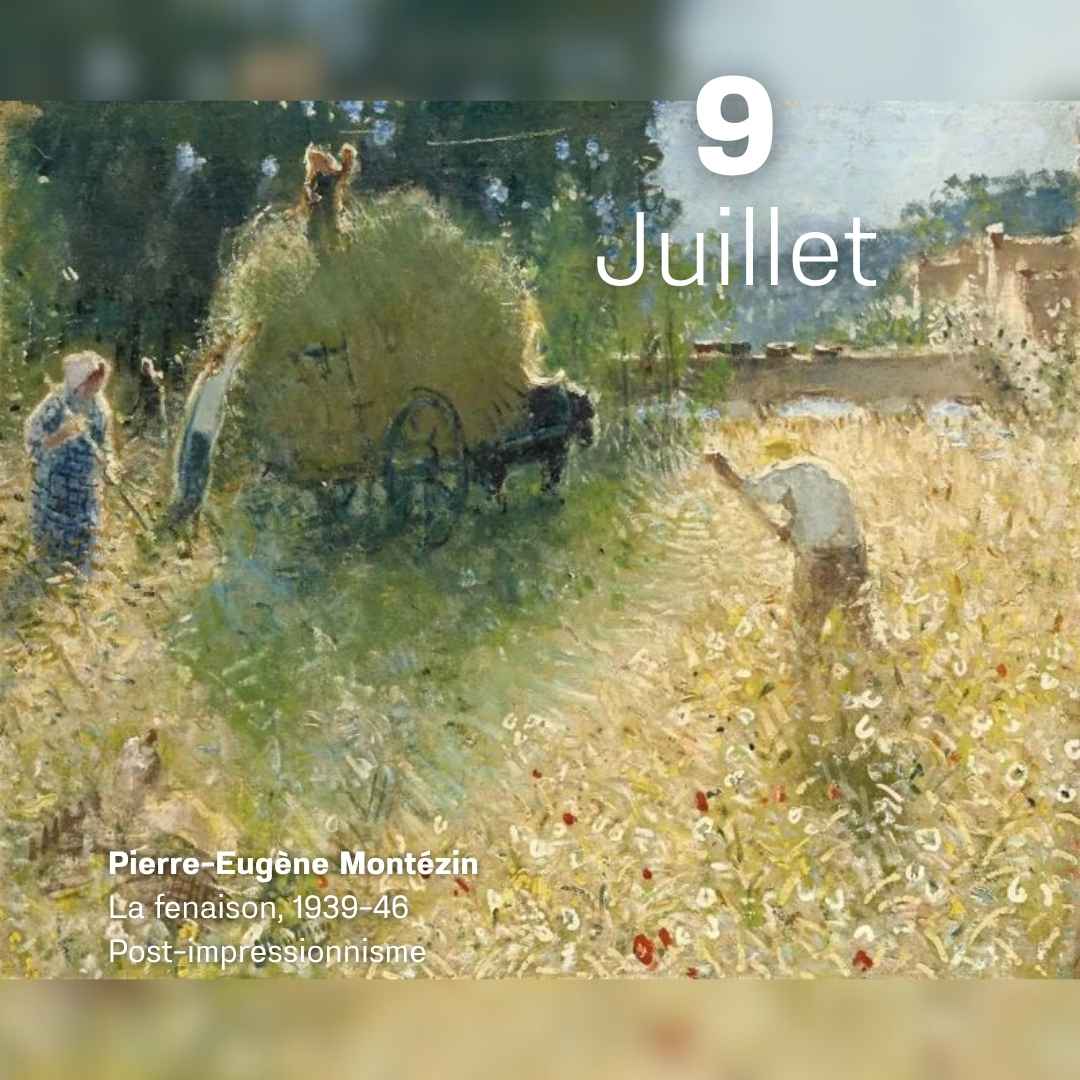 Pierre-Eugène Montézin - La fenaison 1946