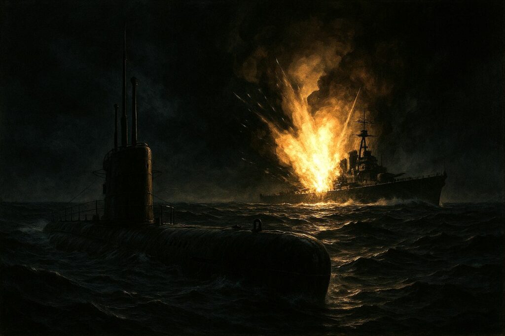 Torpillage de l'USS Indianapolis par un sous-marin japonais
