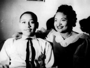 Emmett Till et sa mère