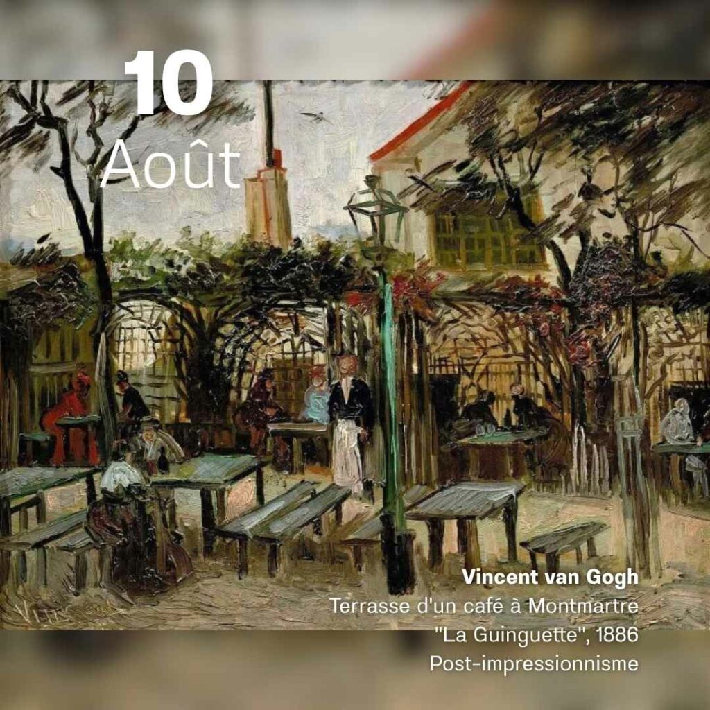 Vincent van Gogh - Terrasse d'un café à Montmartre La Guinguette 1886