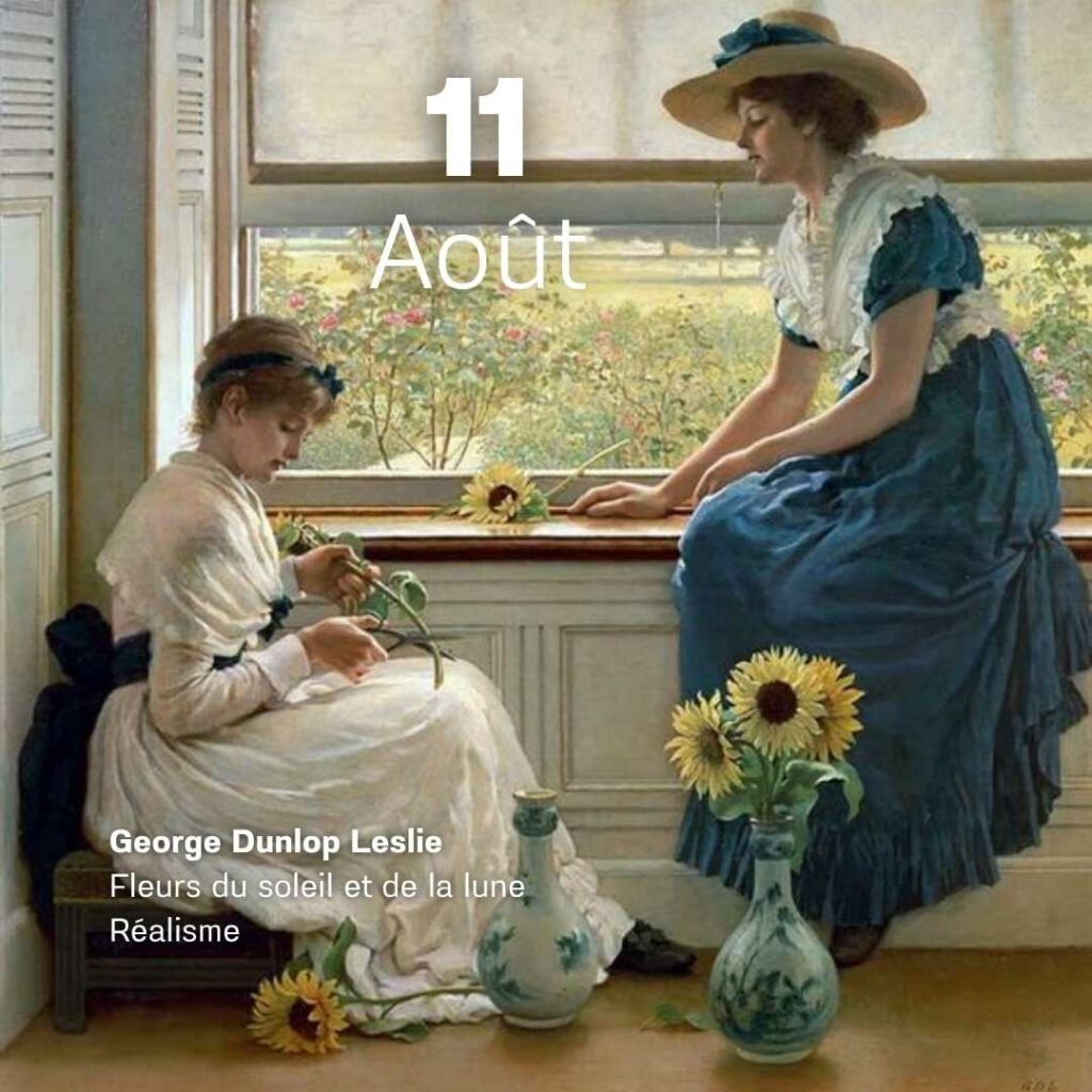 George Dunlop Leslie - Fleurs du soleil et de la lune