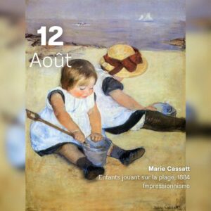 Marie Cassatt - Enfants jouant sur la plage 1884