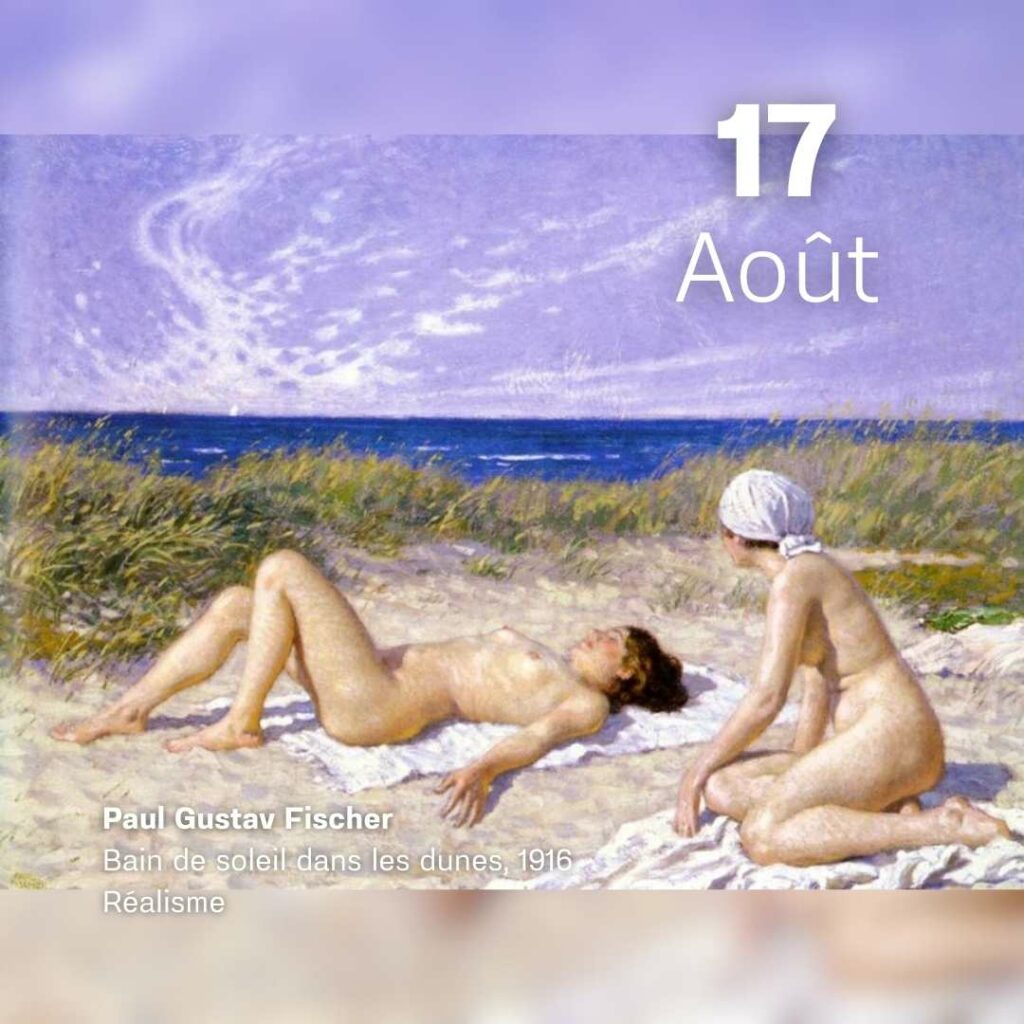 Paul Gustav Fisher - Bain de soleil dans les dunes 1916