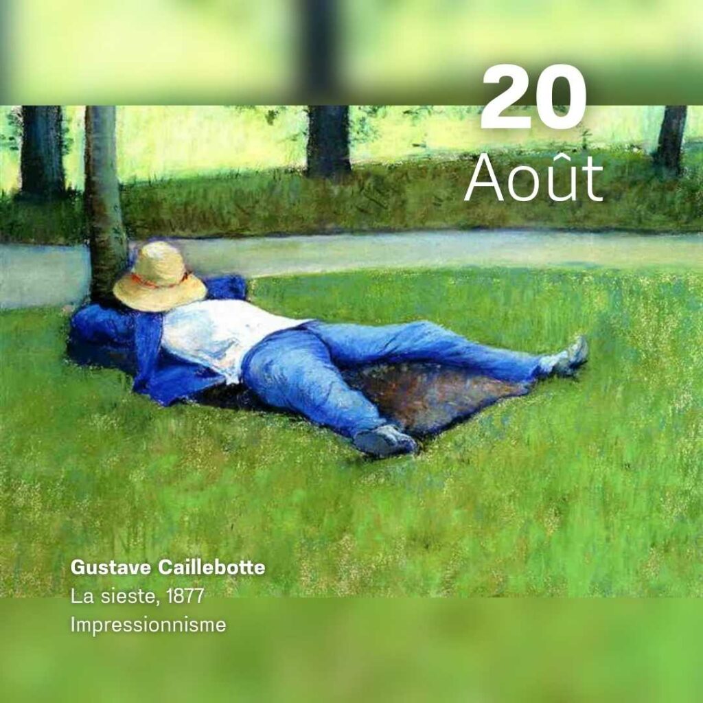 Gustave Caillebotte - La sieste 1877