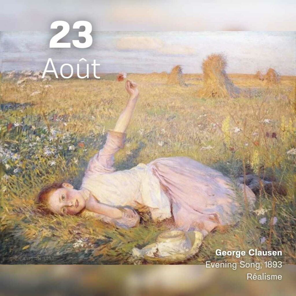 George Clausen - Evening song 1893