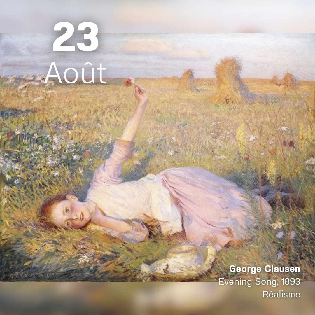 George Clausen - Evening song 1893