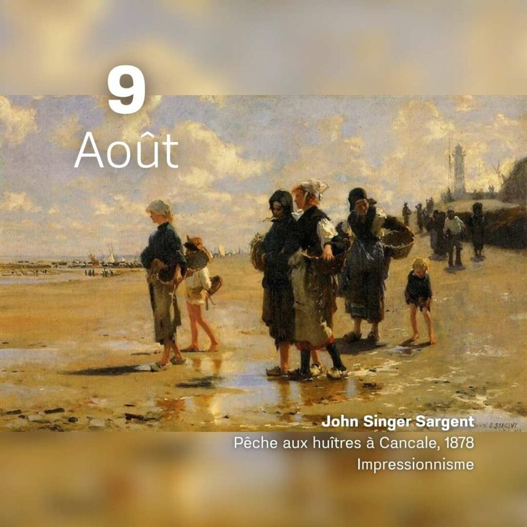 John Singer Sargent - Pêche aux huîtres à Cancale 1878