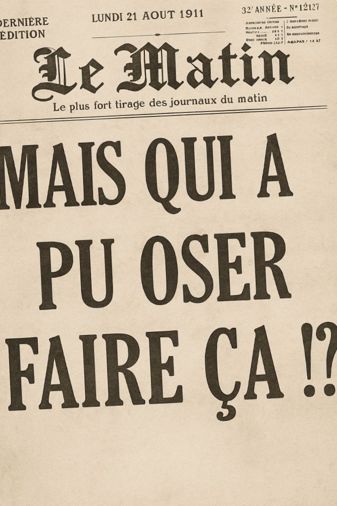 Journal Le Matin - Mais qui a pu faire ça