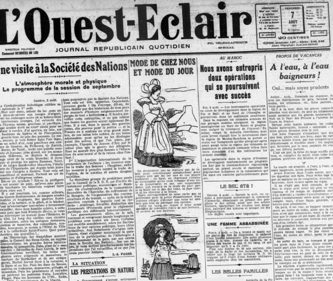 Ouest-Eclair 07-08-1925