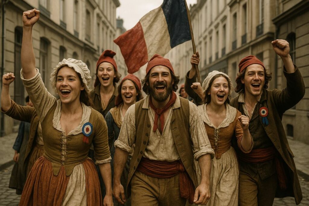 Défilé de sans-culottes