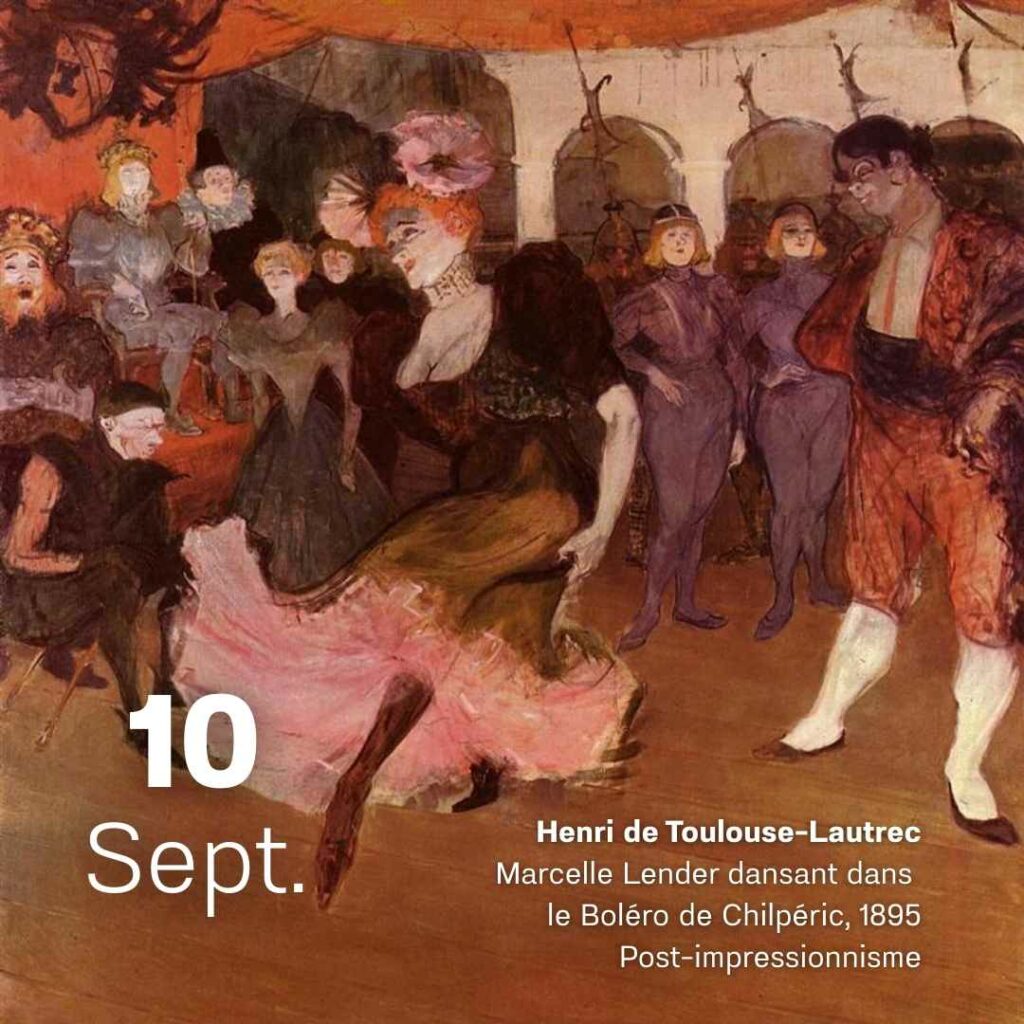 Henri de Toulouse-Lautrec - Marcelle Lender dansant dans le Boléro de Chilpéric 1895