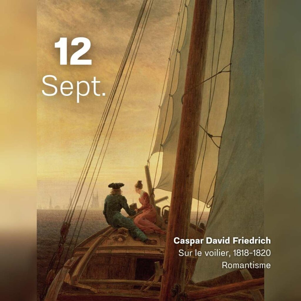 Caspar David Friedrich - Sur le voilier 1820