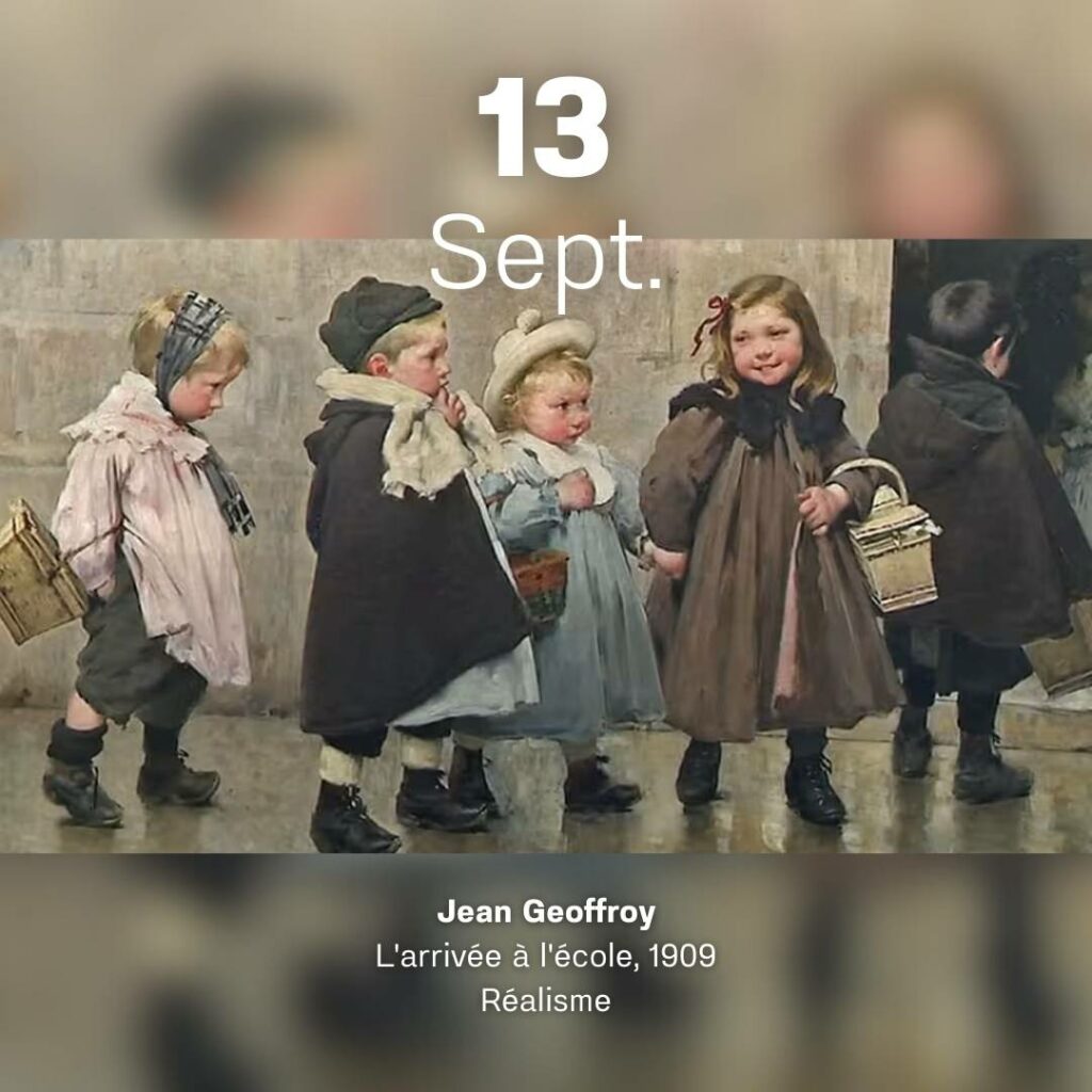 Jean Geoffroy - L'arrivée à l'école 1909