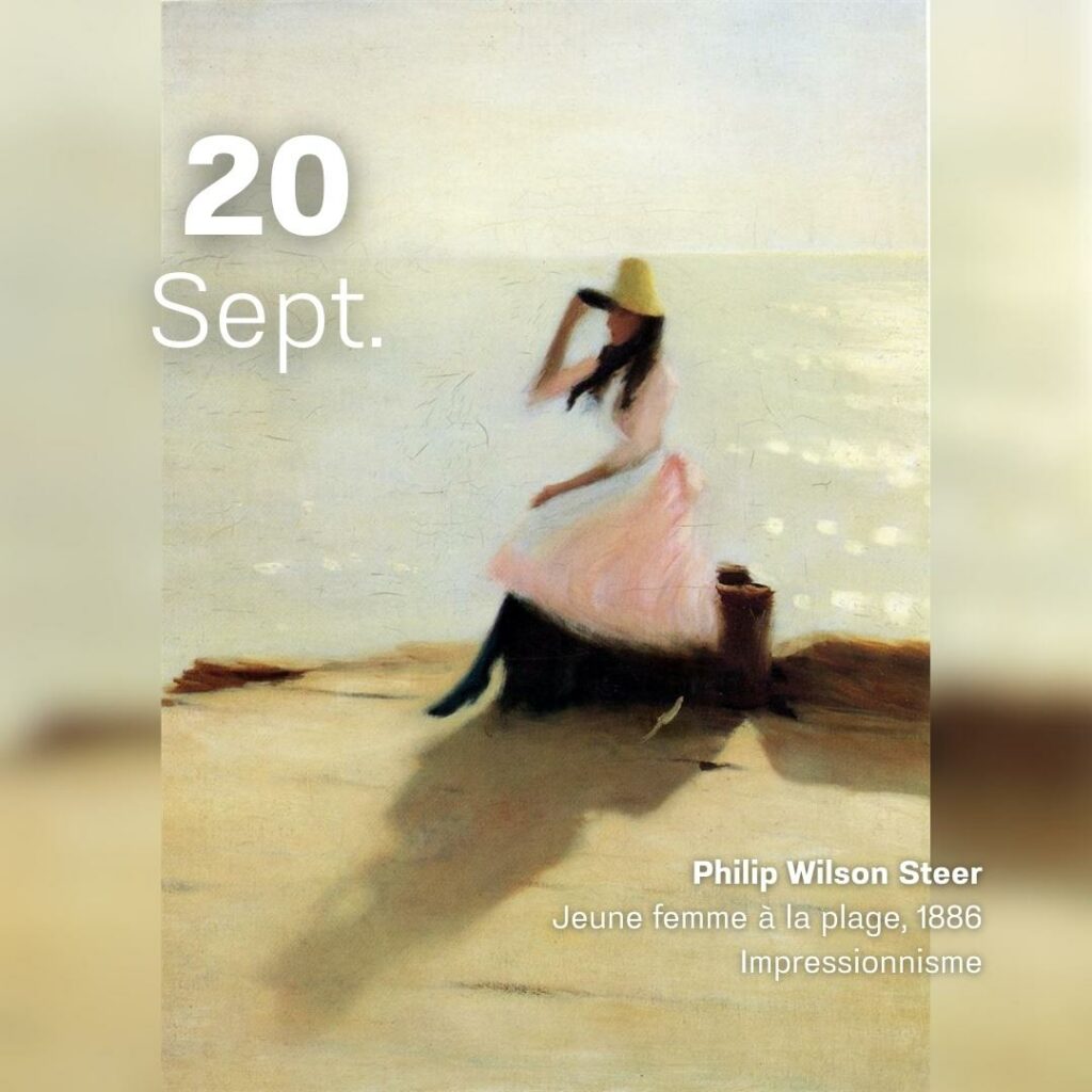 Philip Wilson Steer - Jeune femme à la plage 1886